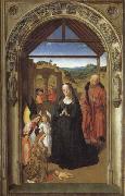 Dieric Bouts The Annunciation,The Visitation,THe Adoration of theAngels,The Adoration of the Magi USA oil painting reproduction